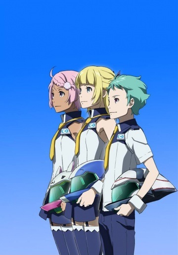 Eureka Seven Ao: Jungfrau no Hanabana-tachi poster