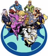 JoJo no Kimyou na Bouken: Ougon no Kaze poster
