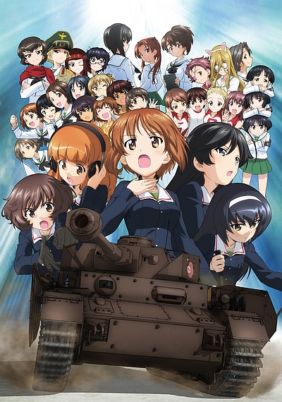 Girls und Panzer Gekijouban poster