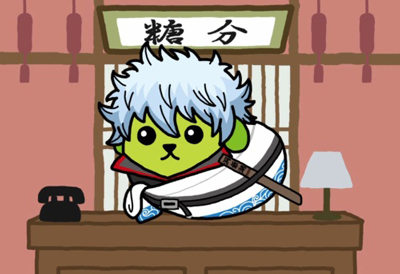 Gintama x Mameshiba poster