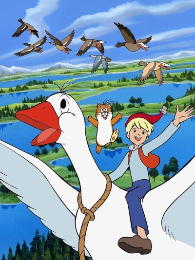 Nils no Fushigi na Tabi Gekijouban poster