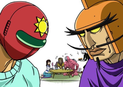 Astro Fighter Sunred 2 poster